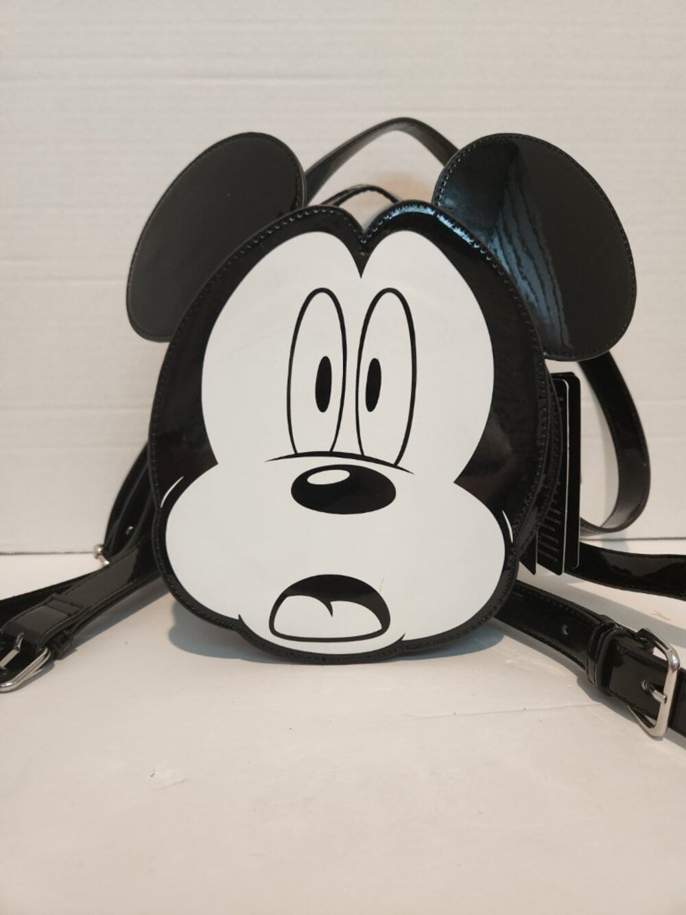 Loungefly Disney Mickey Mouse Figural Face Crossbody Bag NWT